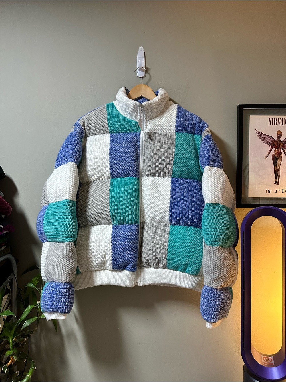 YiTai Patchwork Knit Puffert Jacket Limited Edition